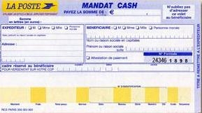 comment marche mandat cash