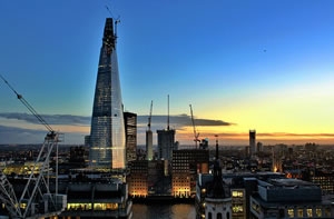 The Shard à Londres escaladé par des explorateurs urbains