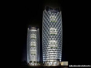 Les tours Al Bahar, récompensées pour leurs façades solaires