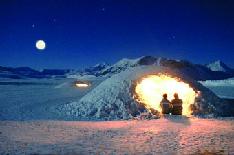 Une nuit dans un igloo