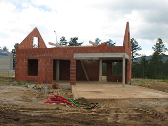 Première éco-construction locale en Lozère