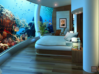 Insolite : une maison sous la mer signée Franck Darnet