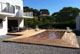 Piscine à fond mobile terrasse